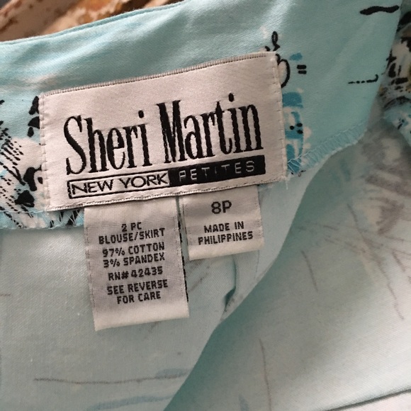 Sheri Martin New York Pleated Skirt Size 8 Petite - Picture 4 of 5